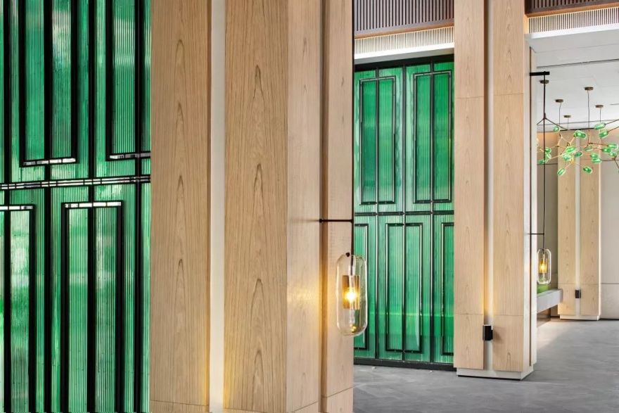 崇義綠邦合一山居銷售中心 | 竹鄉文化的室內空間演繹-9