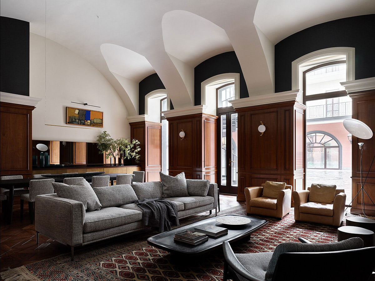 大规模设计：莫斯科旧公寓楼中令人印象深刻的公寓-1