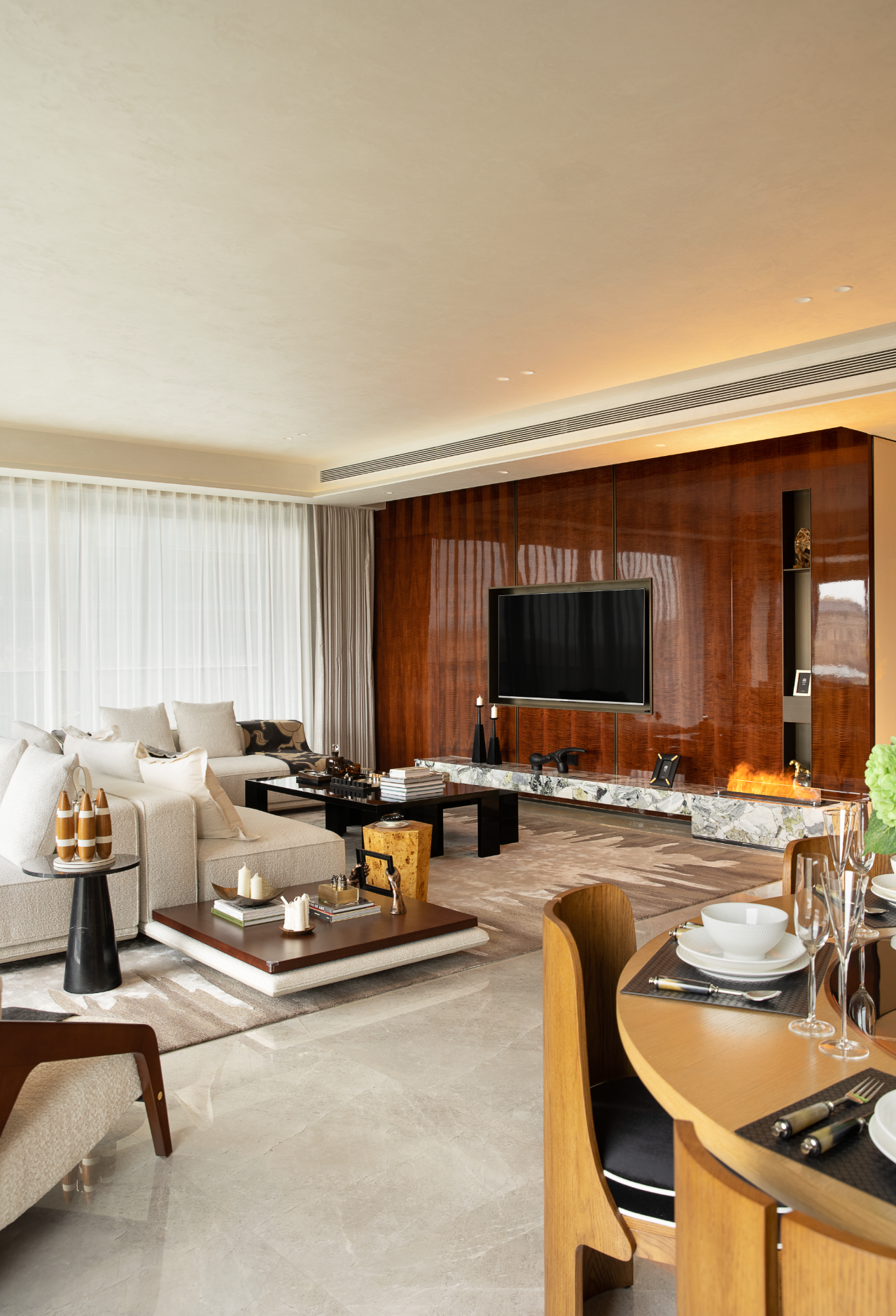 西安太伟豪园260㎡样板房丨中国西安丨MOOOMA DESIGN墨玛设计-4