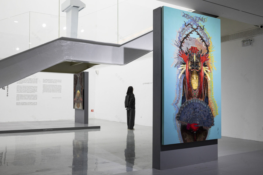 「变相·王国建艺术展」展览设计丨中国北京丨燕尾设计室-28