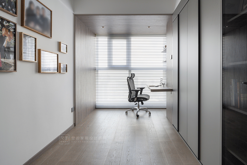 酷灰质感的都市馨居丨中国深圳丨尺子室内设计-54