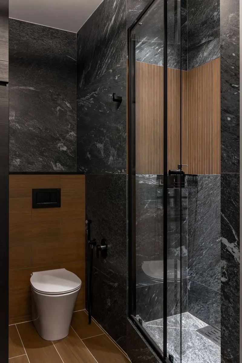 川谷堂 104㎡现代简约二人居丨Yulia Fambulova-52