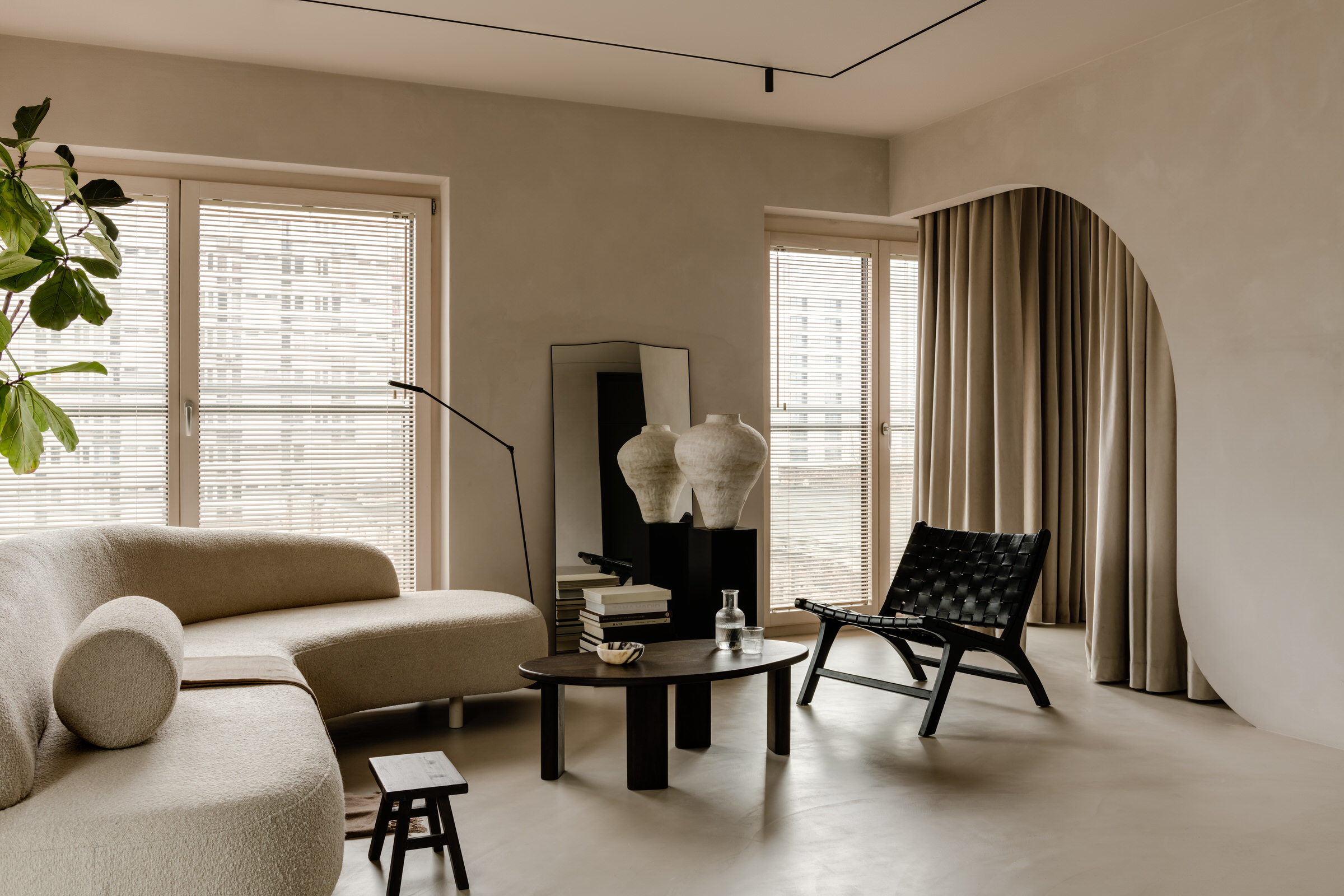 宁静公寓丨波兰华沙丨达维德·科涅茨尼-3