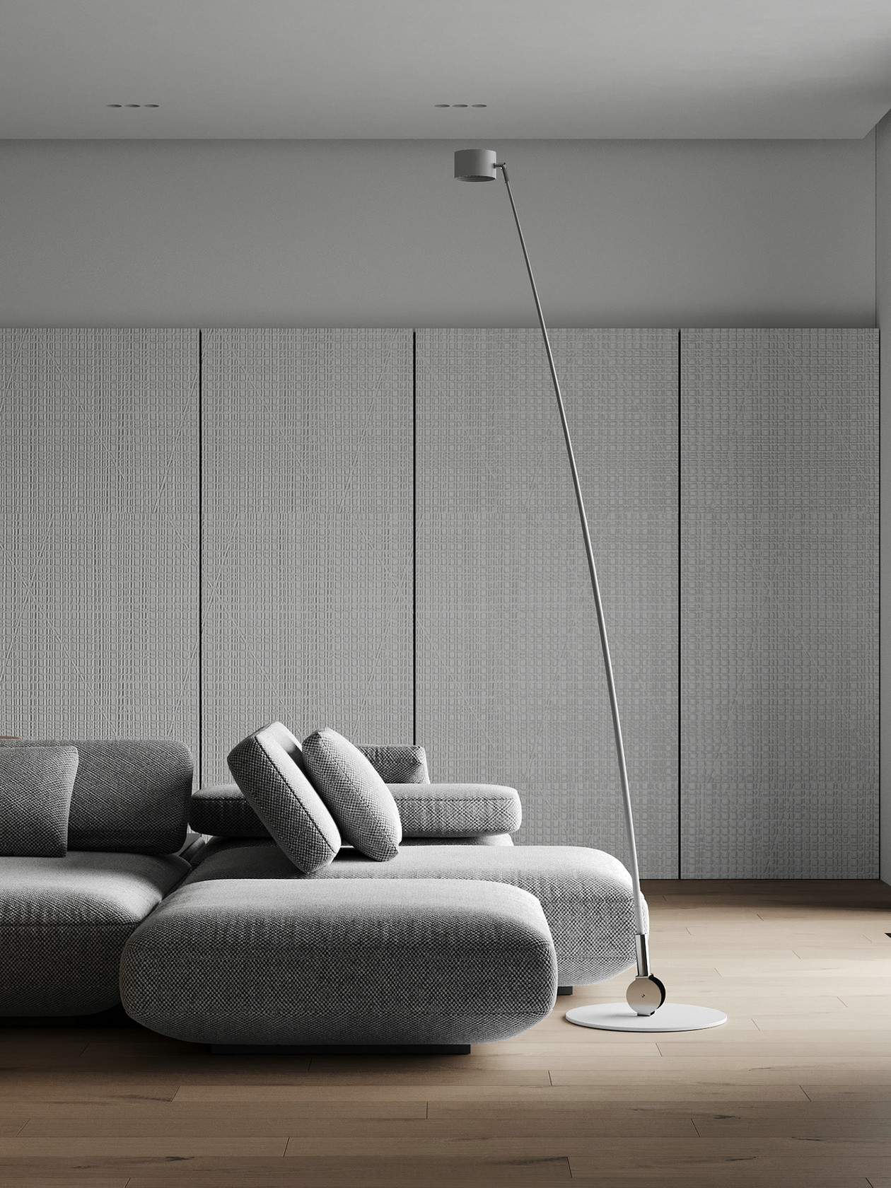 高级灰色系公寓设计-3