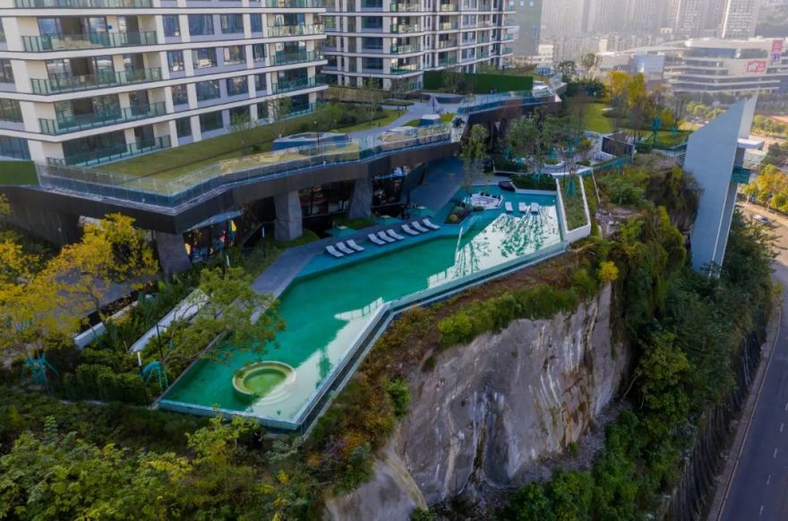 重庆万州悬崖边的城市生活体验馆丨中国重庆丨aoe 事建组-10