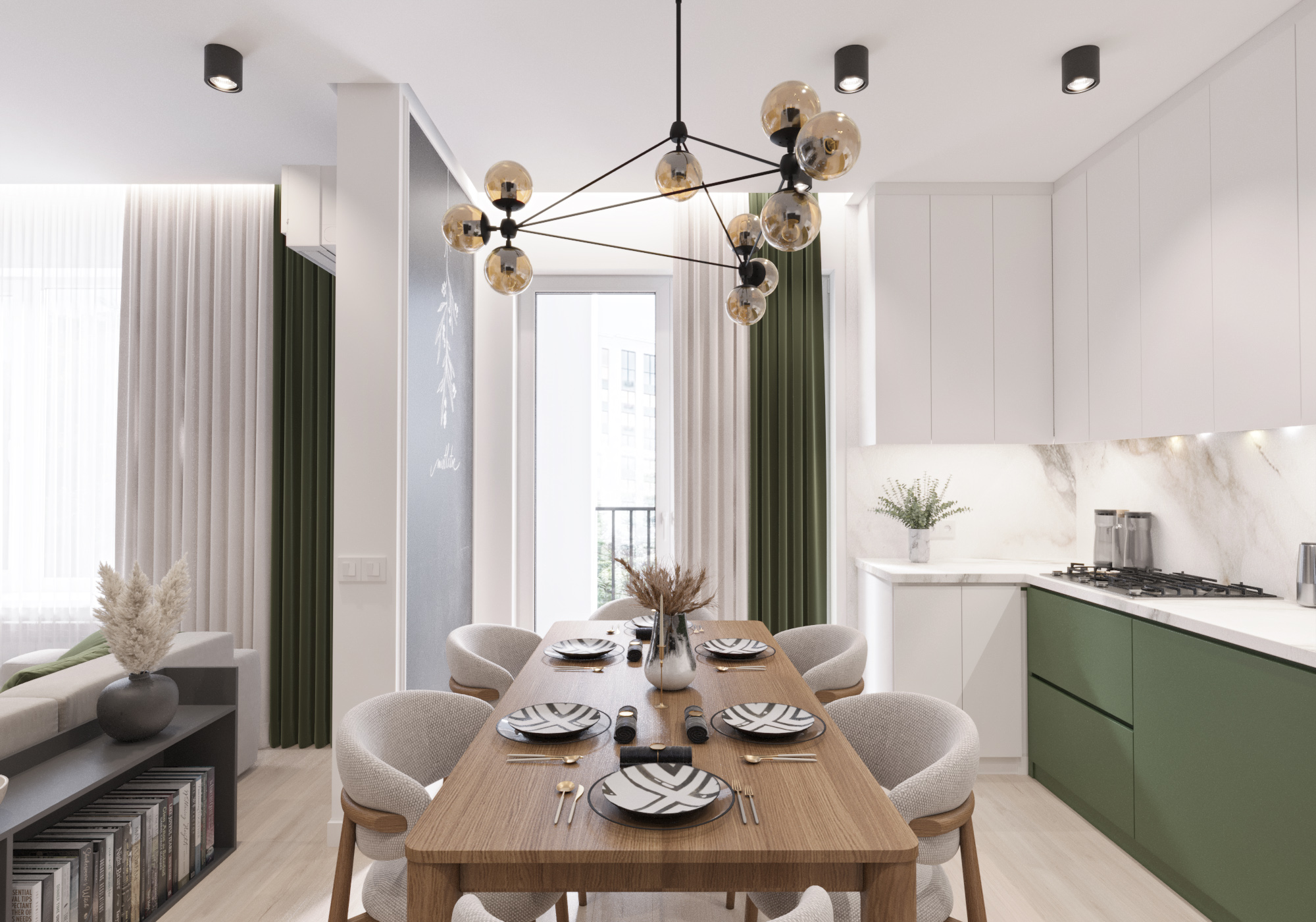 Apartment design 115m2. NRG Mirzo Ulugbek. Taskkent-10