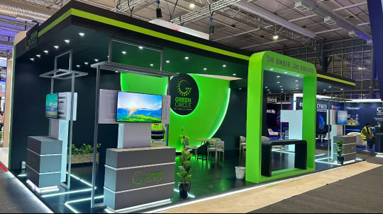 绿色圆形展位丨Real-13