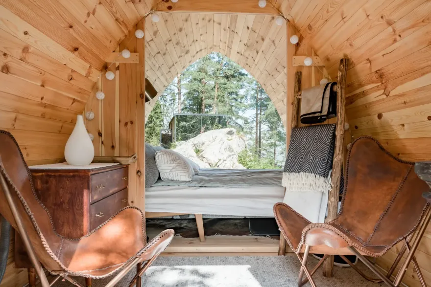 挪威自然中的梦幻玻璃屋-14