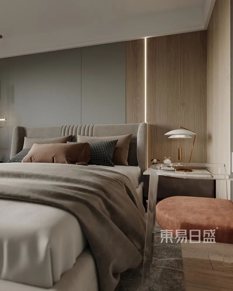 220㎡现代私宅设计，与光同辰，流动、交互的生活空间-69