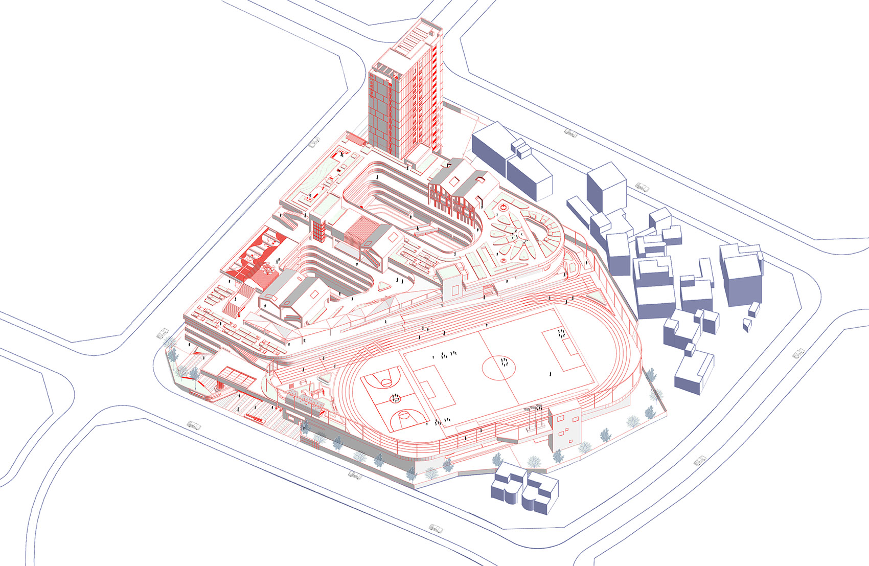 深圳东部湾区实验学校,中学丨中国深圳丨申都设计集团有限公司深圳分公司-11