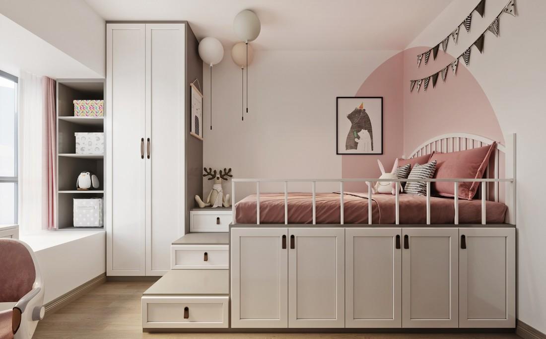 北欧现代风家居,精致收纳与色彩碰撞的完美融合-13