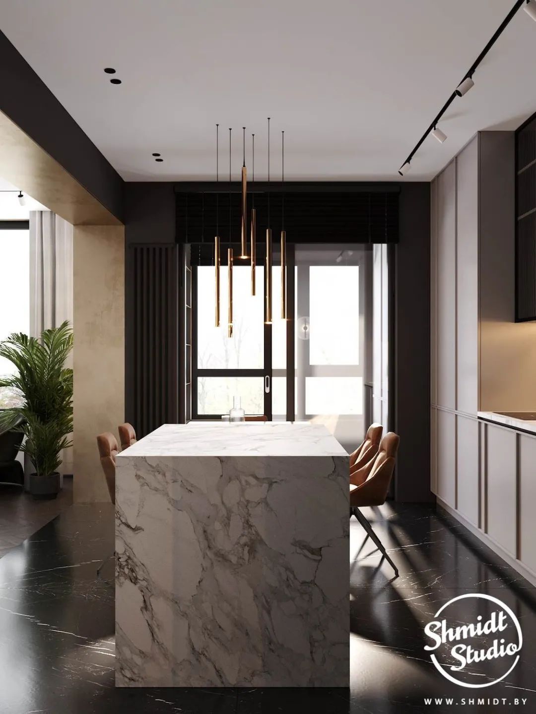 轻奢高级灰公寓丨俄罗斯设计工作室 Gennady Shmidt-30