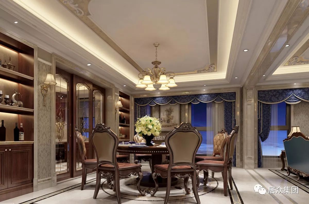 居众案例｜252㎡欧式风格 浪漫奢华的贵族生活！-33