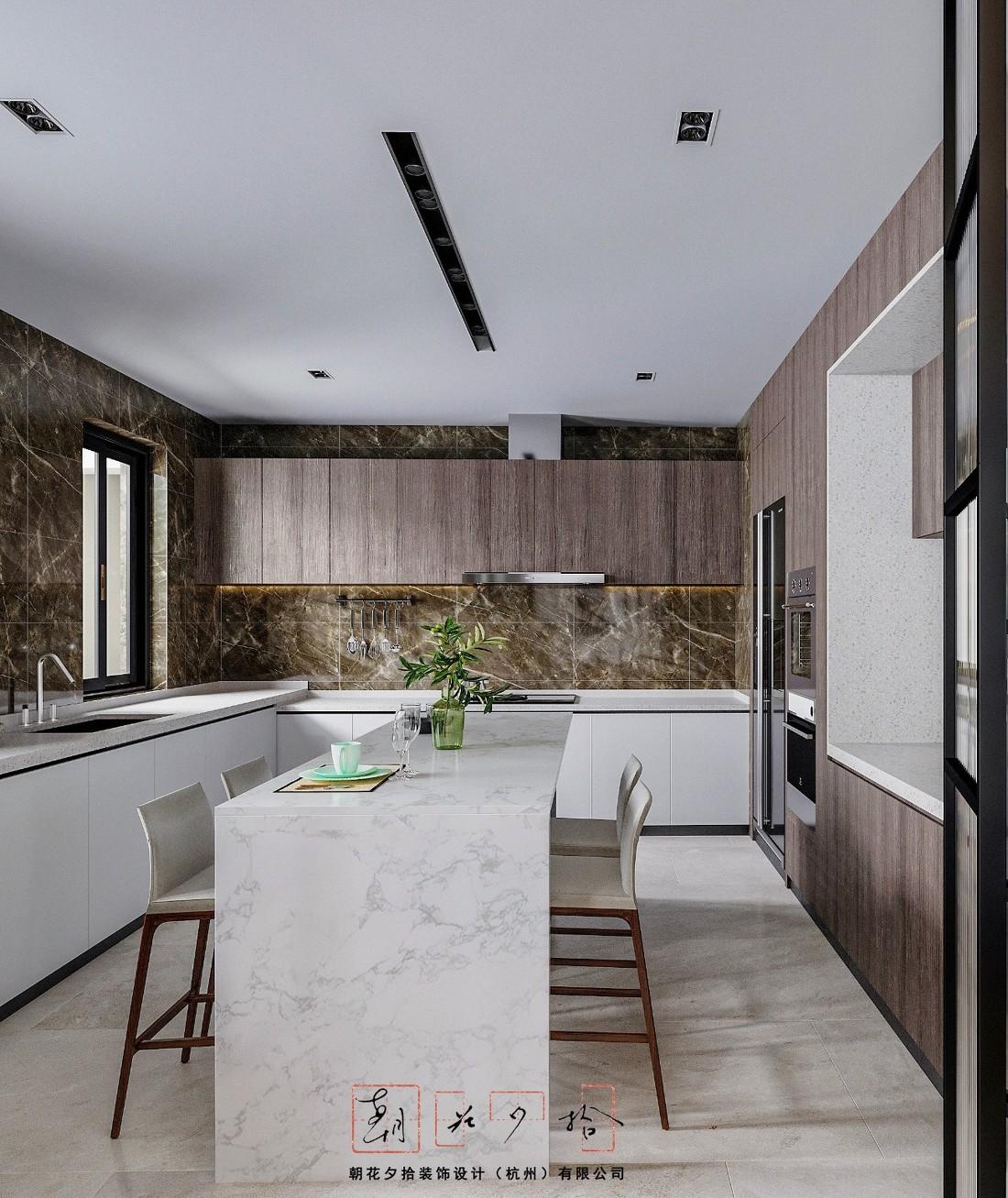 
大挑高斜屋顶的现代客厅方案 -12