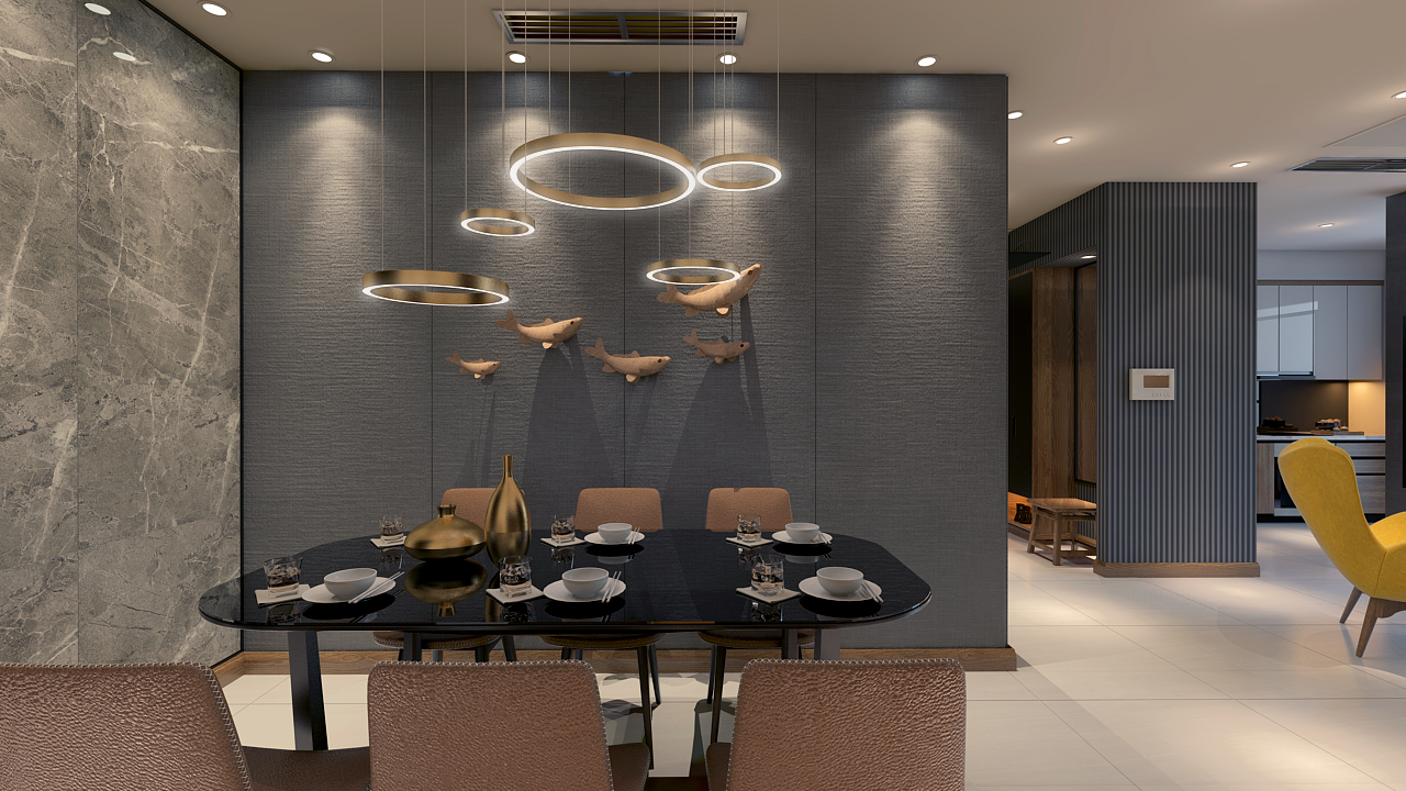 越南胡志明市公寓设计展现现代居住美学-2