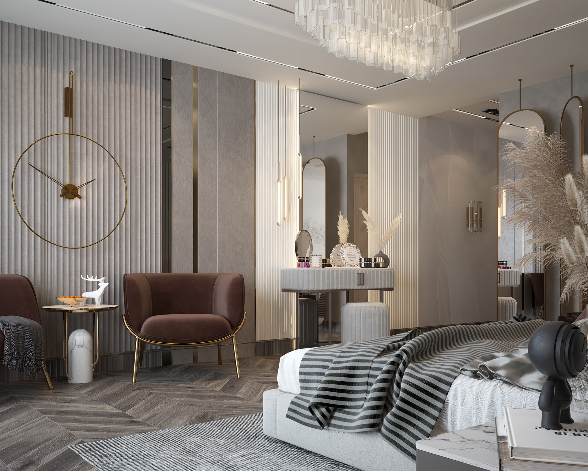 Master Bedroom Located in Stone Park-2