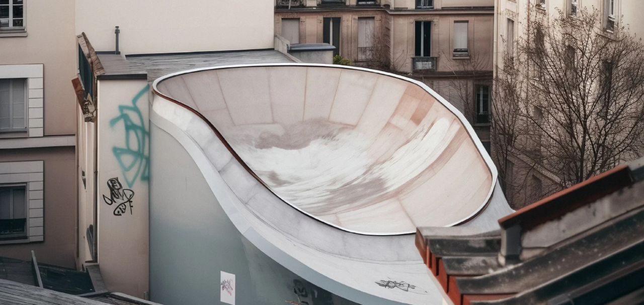 巴黎隐藏的滑板公园丨法国巴黎丨ūti Architectes-2