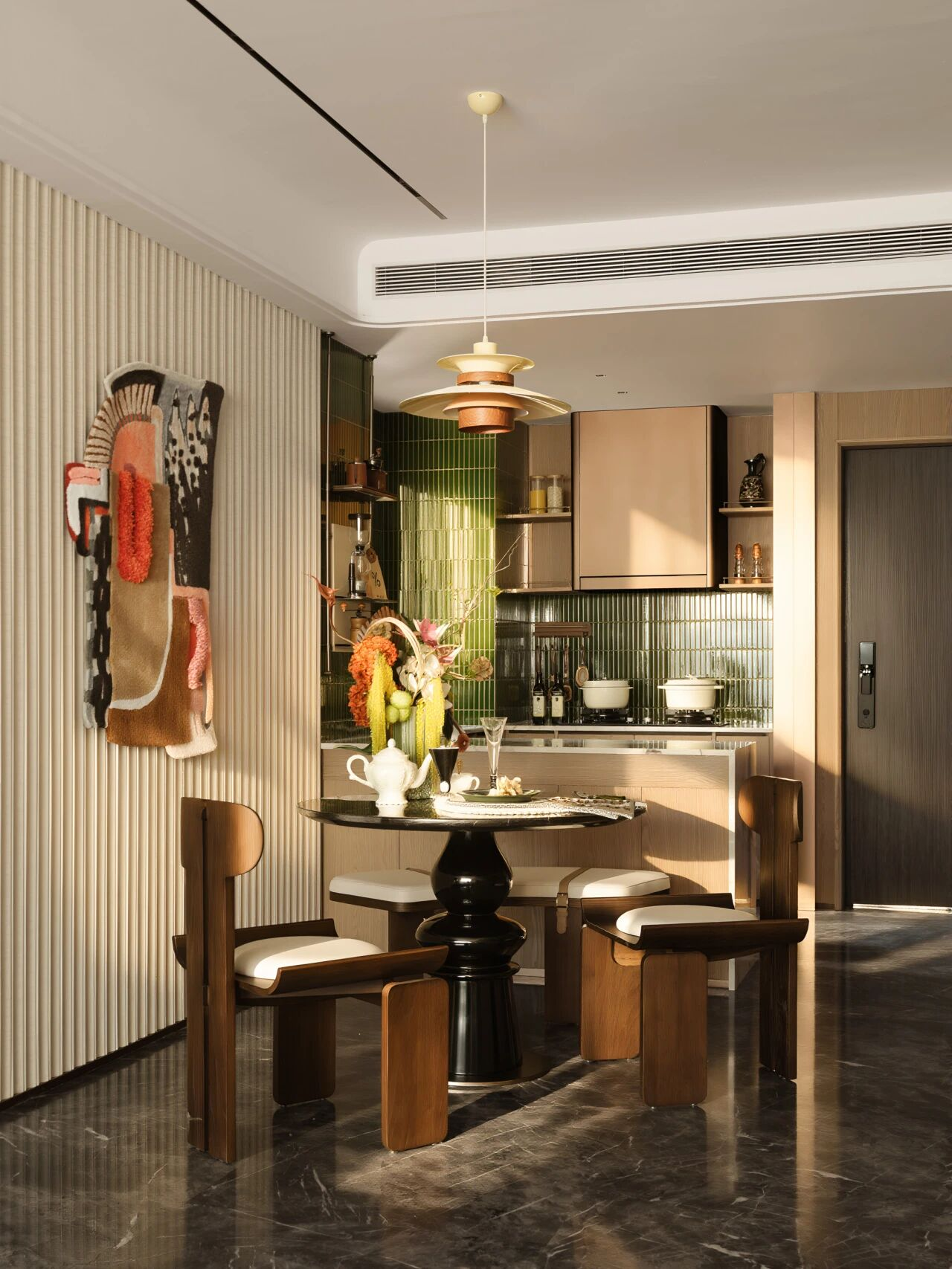 湖北107m²福星惠誉铂雅府丨中国武汉丨深圳共向设计（室内）,深圳共向美学（软装）-23