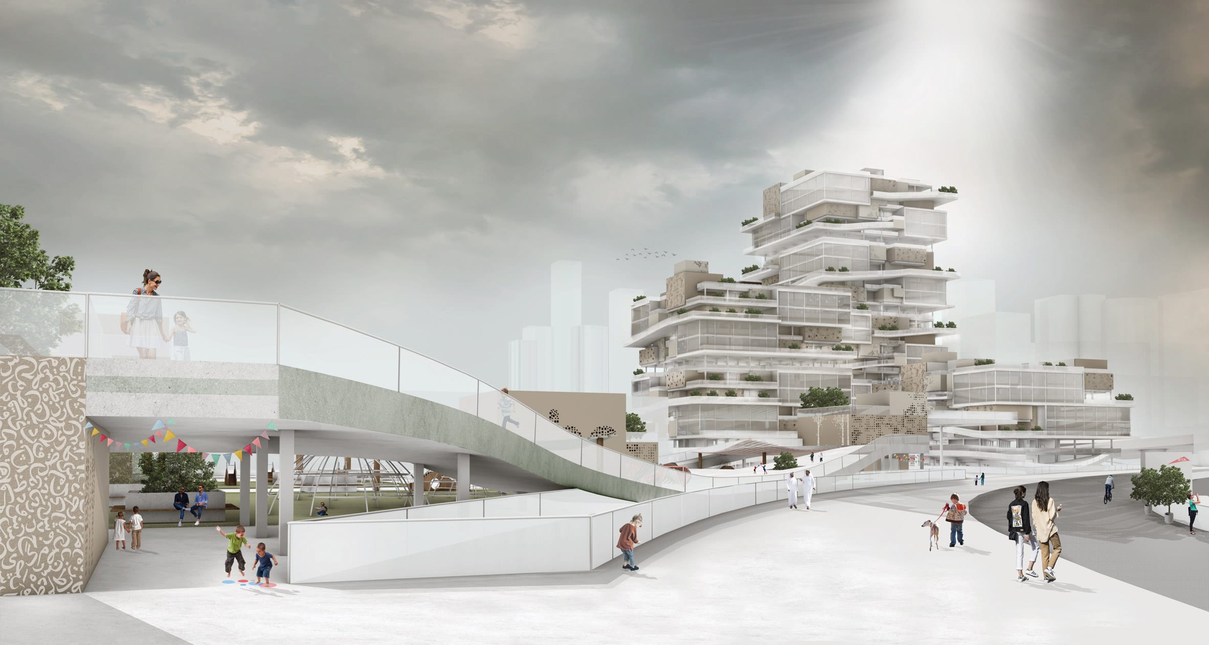 迪拜美国大学学生建筑项目亮点纷呈-33