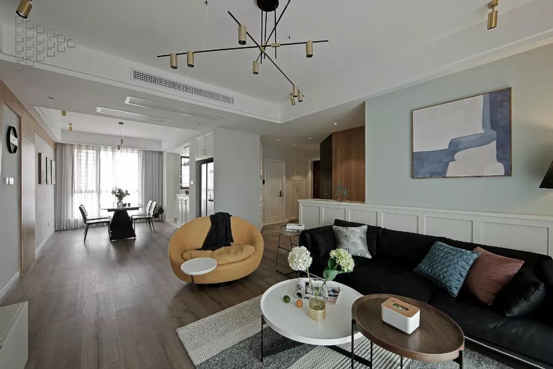 125㎡现代文艺范家居，优雅华丽空间感-26