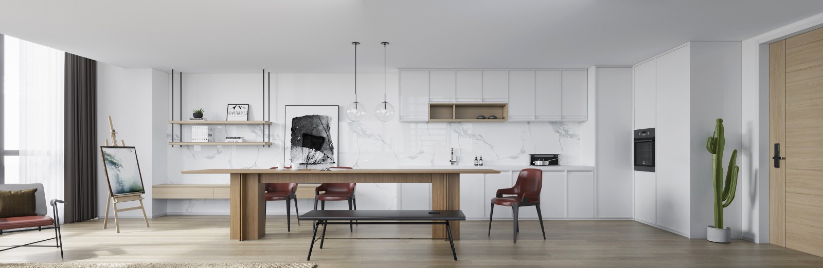 80m²重庆青年公寓  梓墨空间设计-2