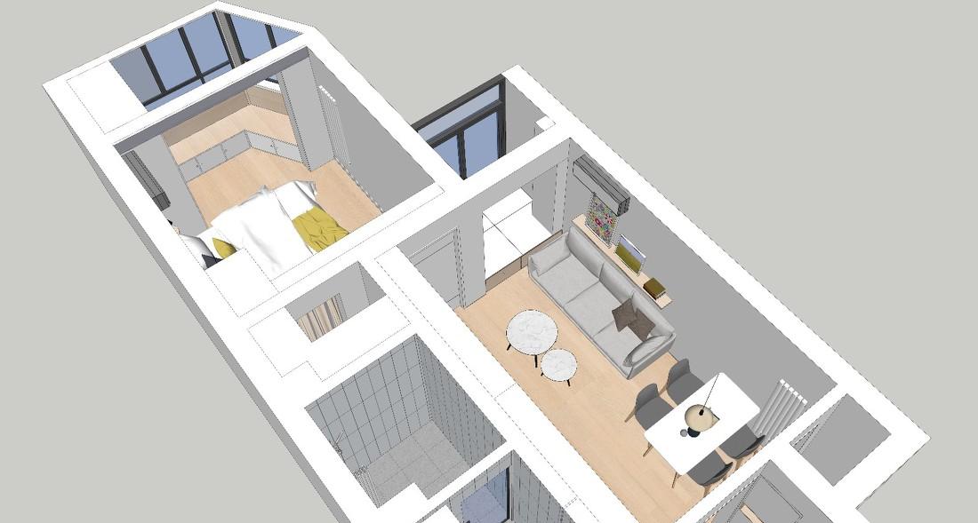 青橙设计 · 温暖简约的平层之家-40