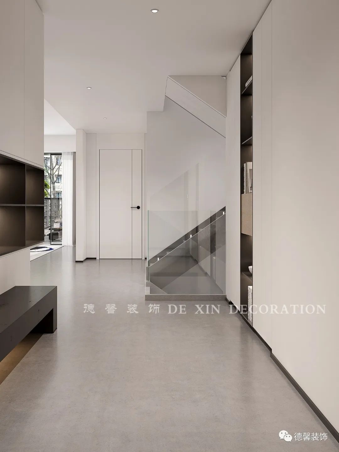 藏珑府现代艺术叠墅设计丨中国广州丨德馨装饰-7