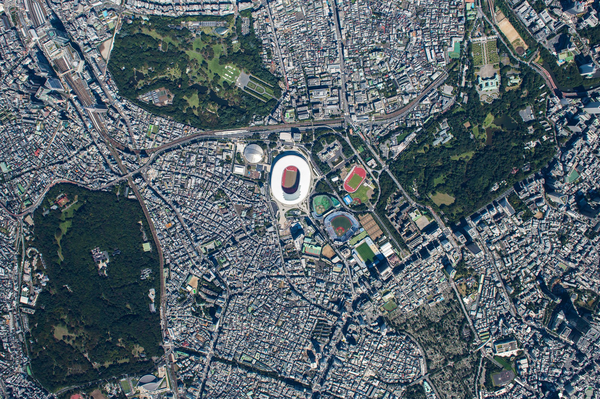 日本国立竞技场丨日本东京丨梓设计,隈研吾建筑都市设计事务所,大成建设-31