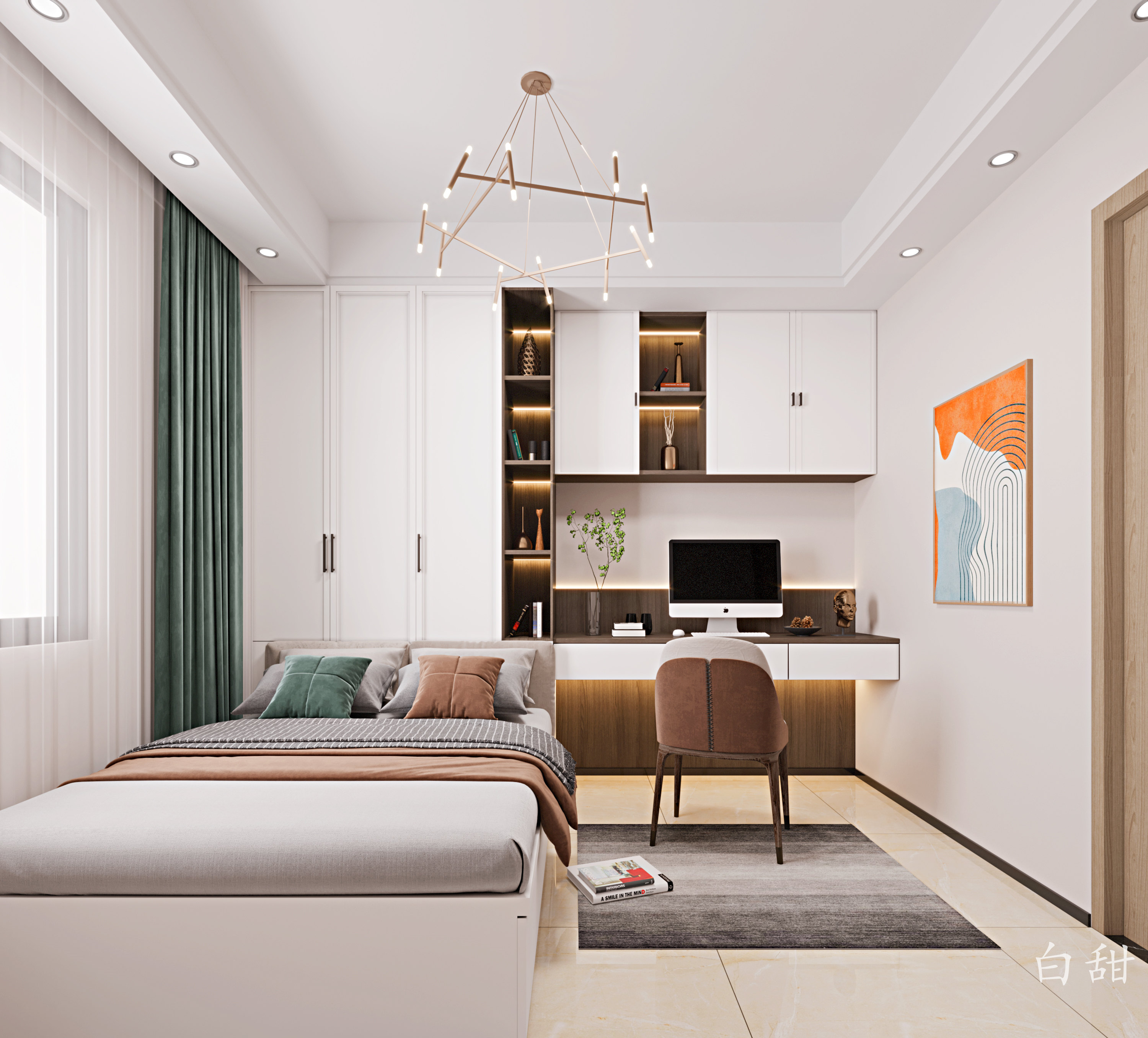 现代轻奢都市品味家居空间设计-4