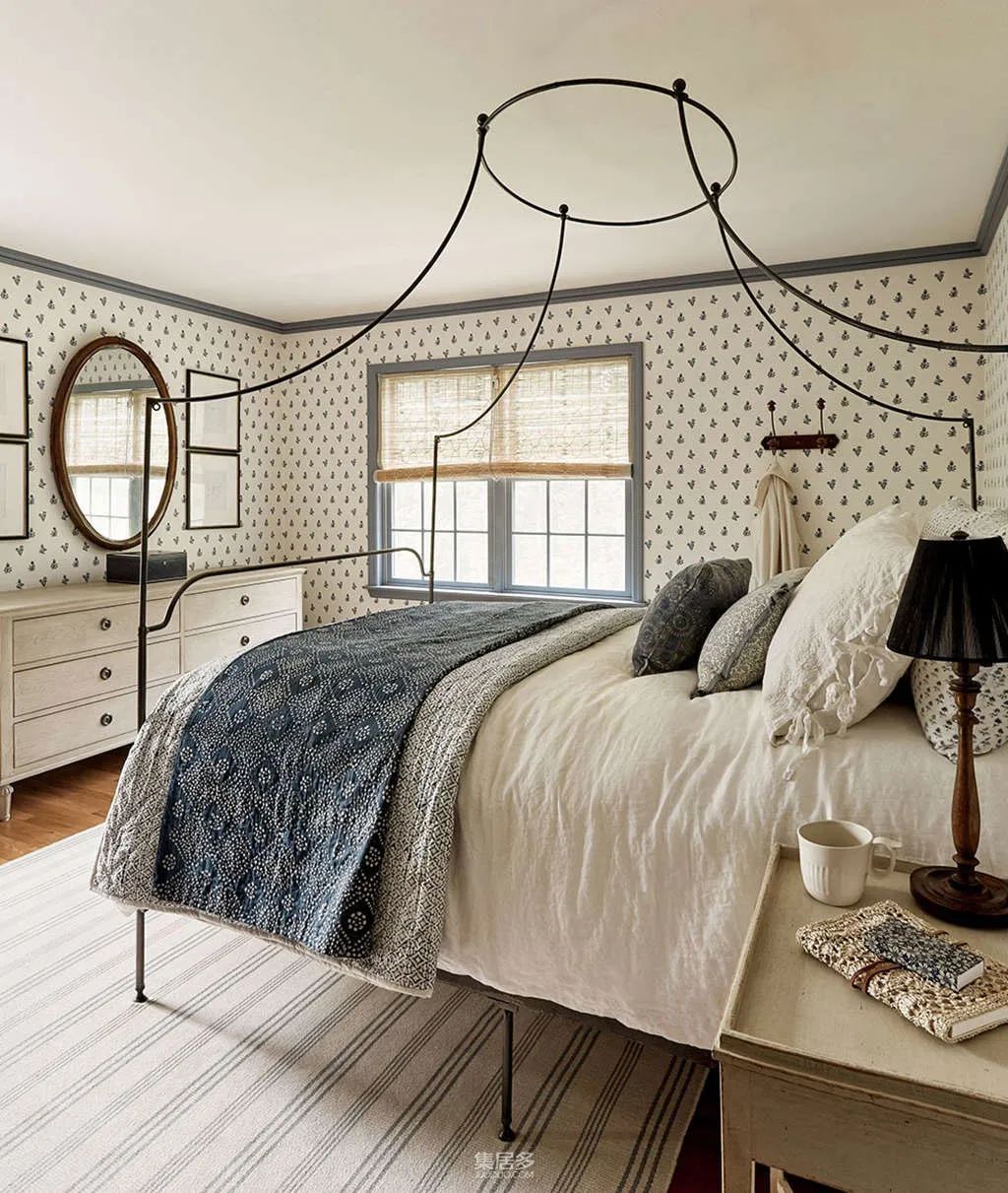 马萨诸塞州殖民风格别墅室内设计丨意大利马萨丨Studio Becca Interiors-13