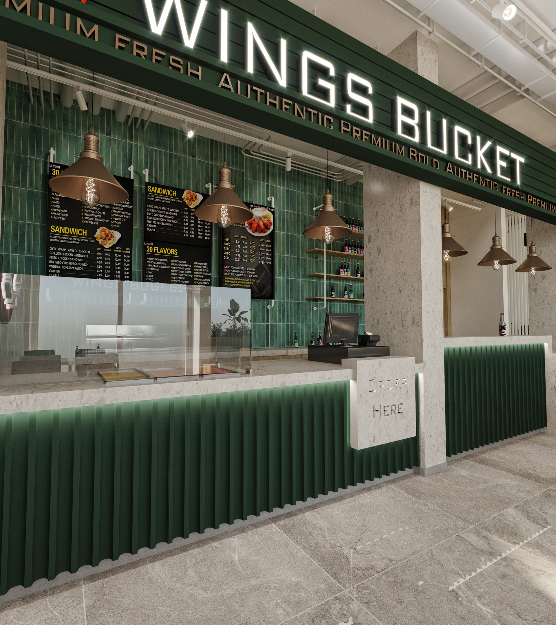 Wings Bucket 餐厅设计丨约旦扎尔卡-7