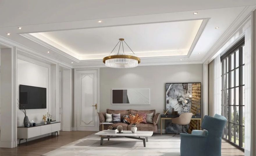 248㎡简约法式风|用具体的细节美,彰显生活品味-13