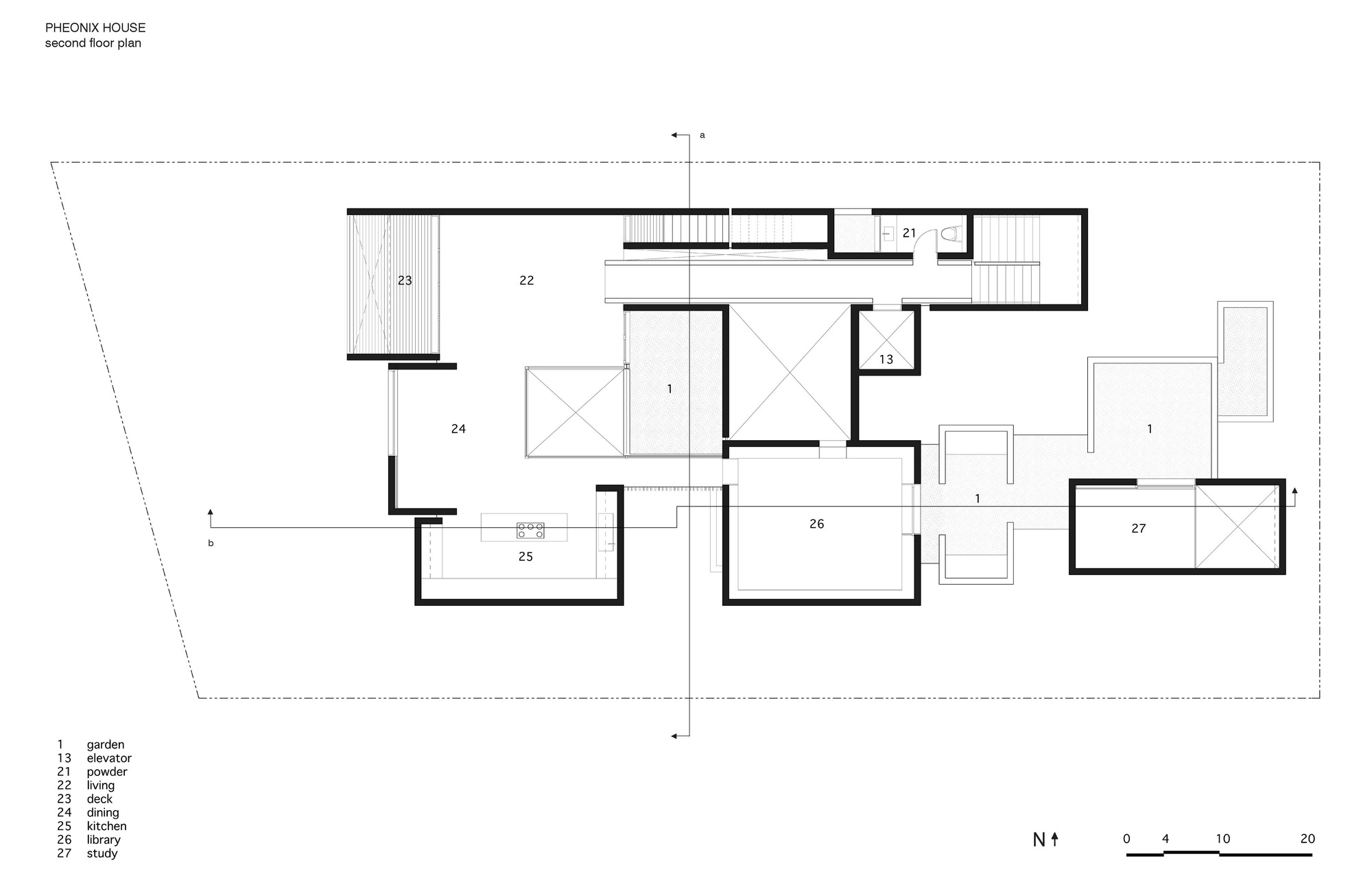绿意掩映的静谧空间——Phoenix House-32