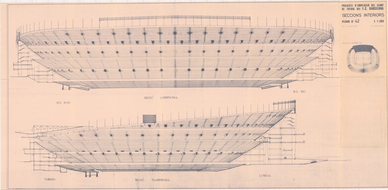 诺坎普球场首次扩建丨西班牙巴塞罗那-41