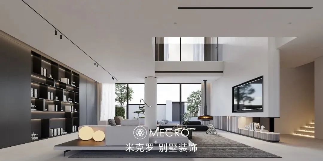 融湖雅墅现代简约别墅设计丨米克罗 Design-6