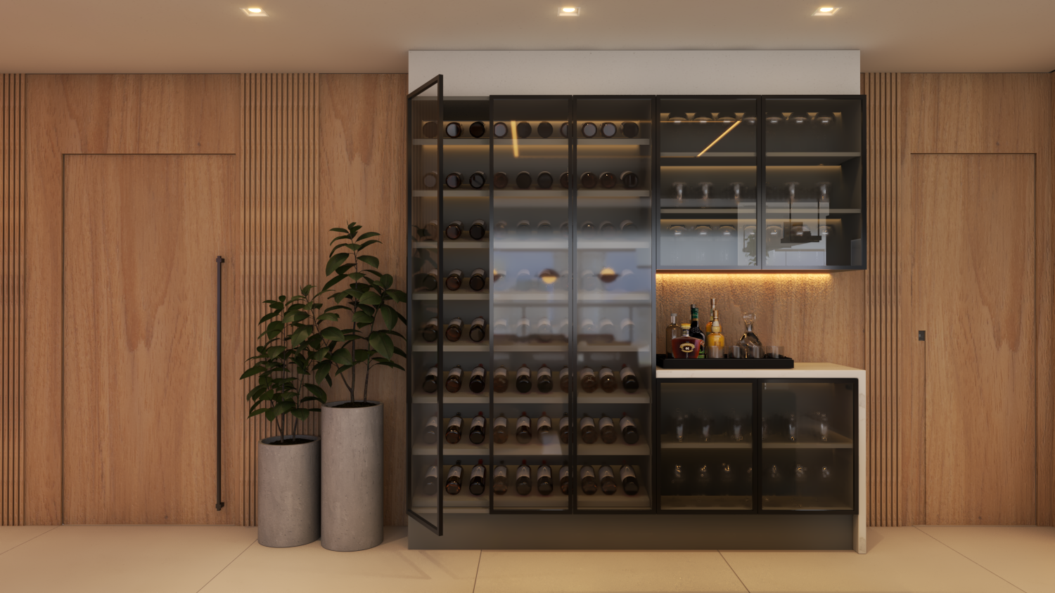 合适的·玻璃 客厅电视，晚餐丨ZEDY ARQUITETURA-5