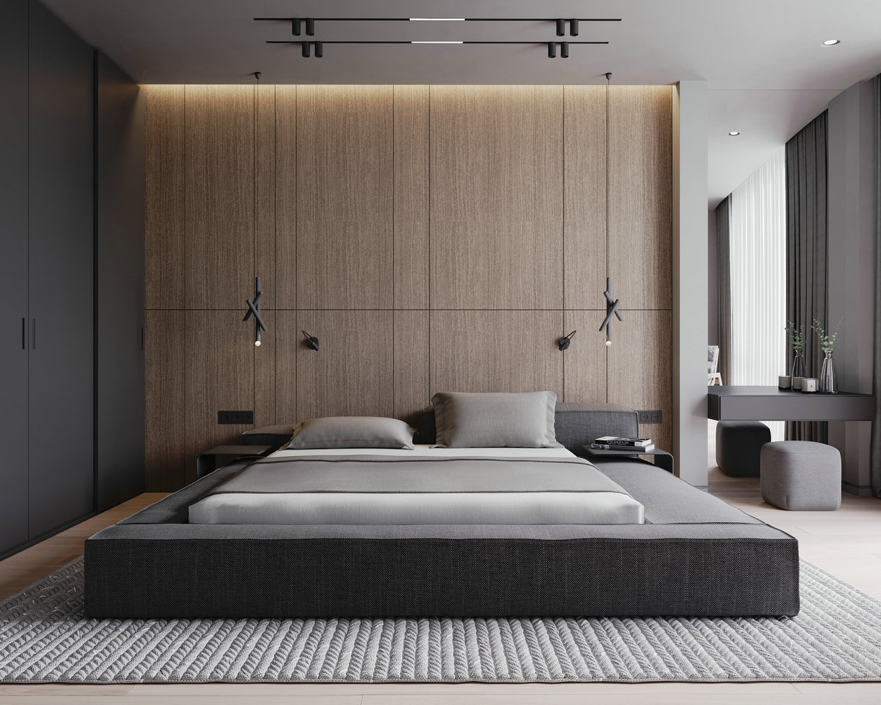 高级灰色系住宅设计-6