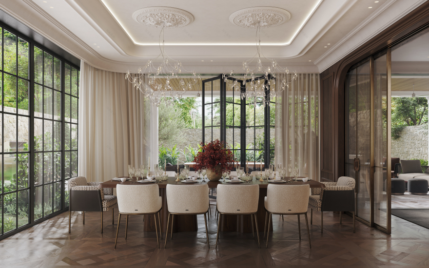 私人别墅室内设计丨VALERIYA NAZAROVA-29