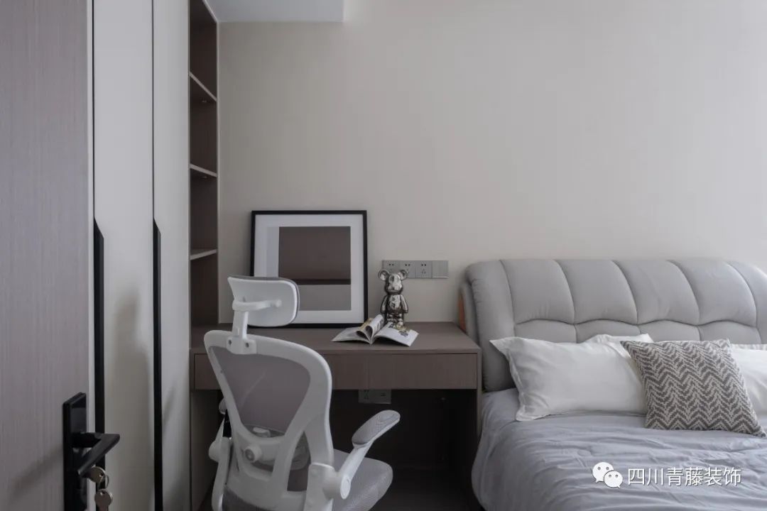 御景苑 160㎡现代简约住宅丨冷雪莲-55