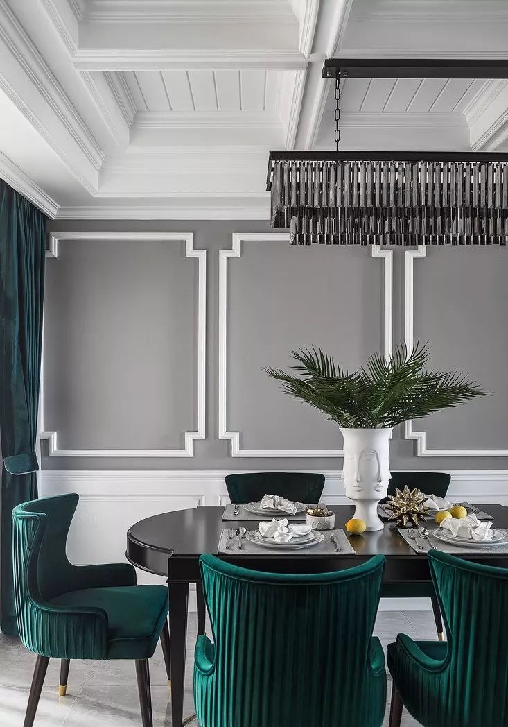 140㎡高级灰轻奢美式五室两厅-17