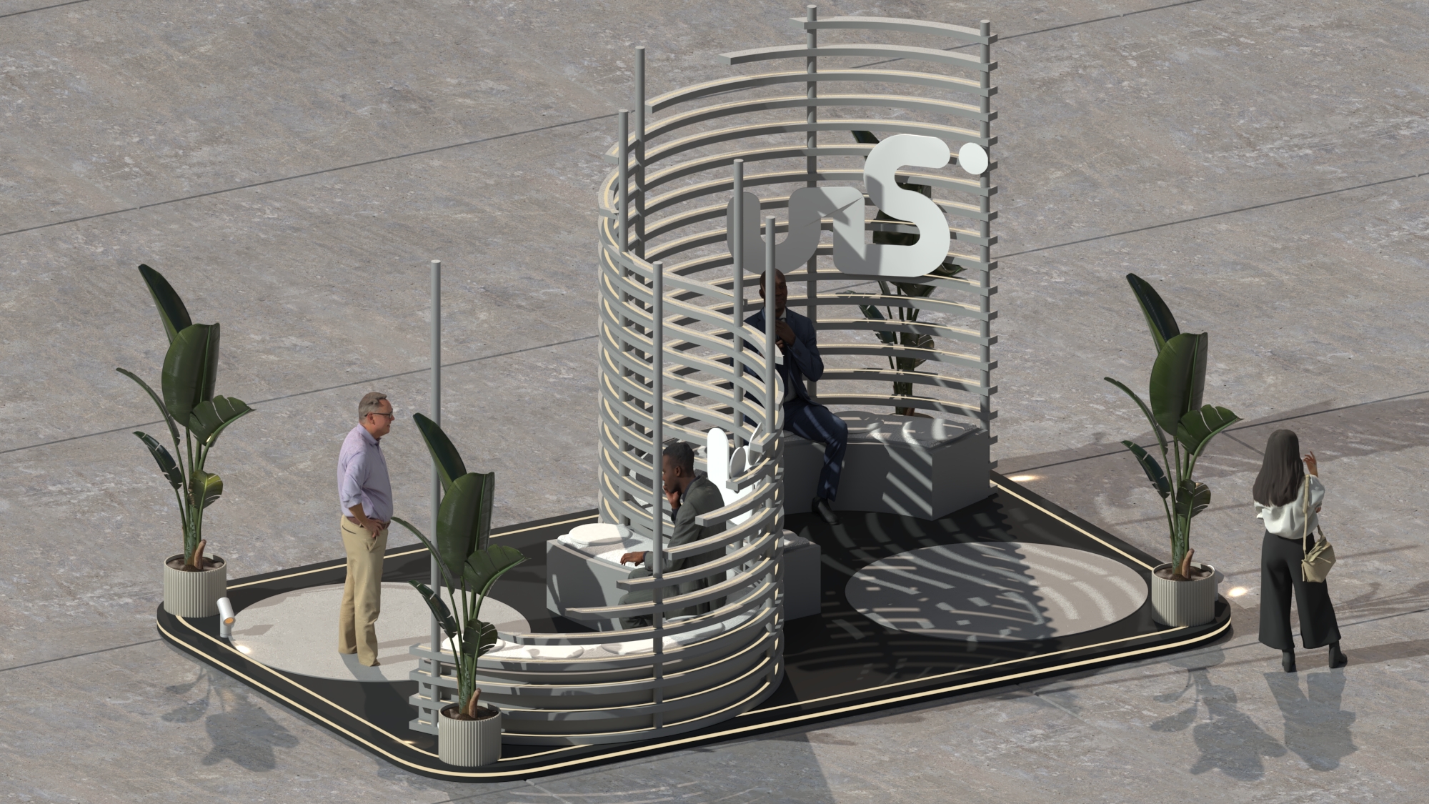 dubai design week stand design for in5design-19