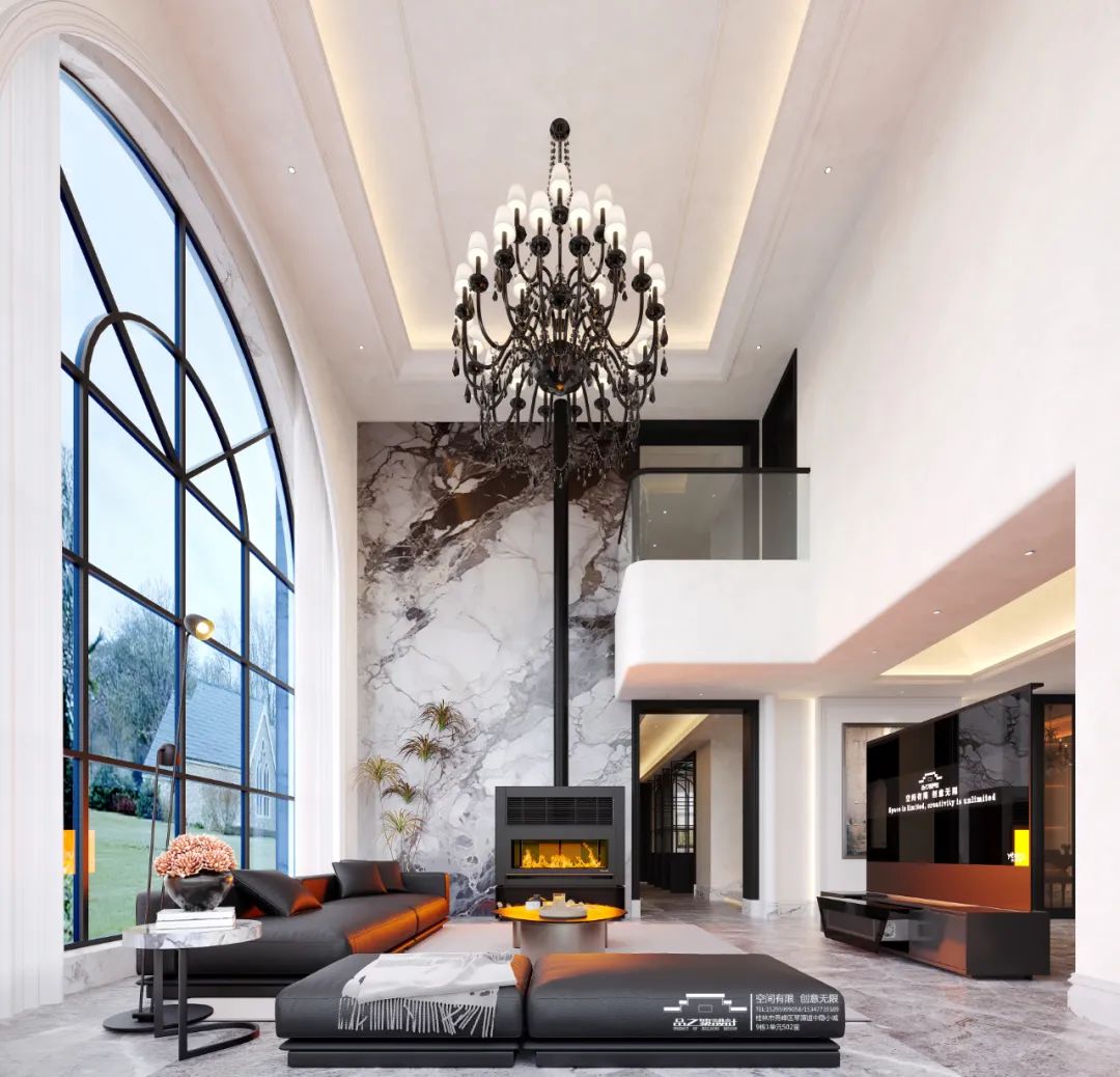 君临山水别墅·香奈儿法式丨中国桂林丨品之筑设计-24