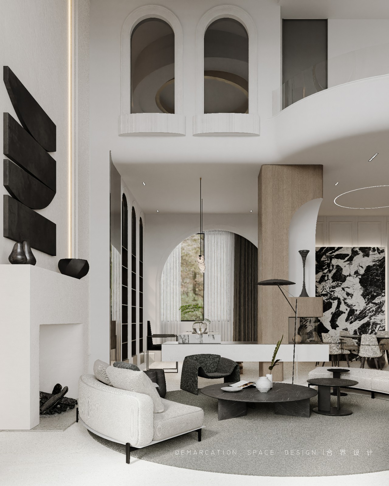 《摩·登》730㎡ 别墅私宅设计丨中国金华丨合界设计-0