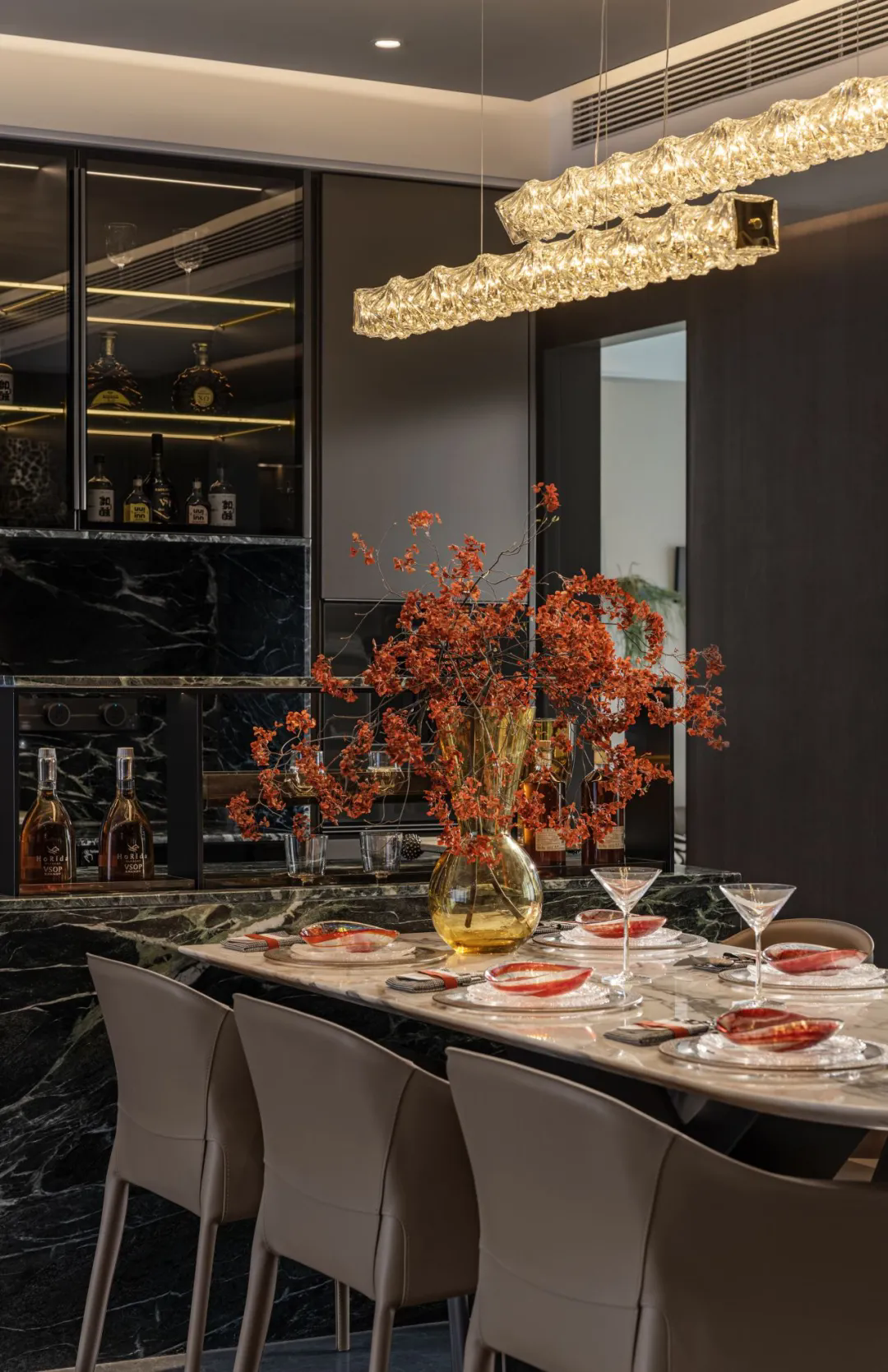 北京招商玺顶奢售楼会所样板间丨中国北京丨集艾,万品设计-48