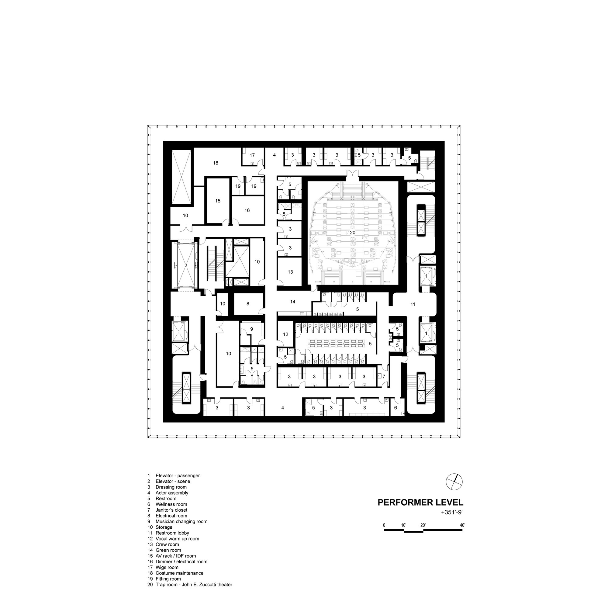 佩雷尔曼表演艺术中心丨美国纽约丨REX ARCHITECTURE-58