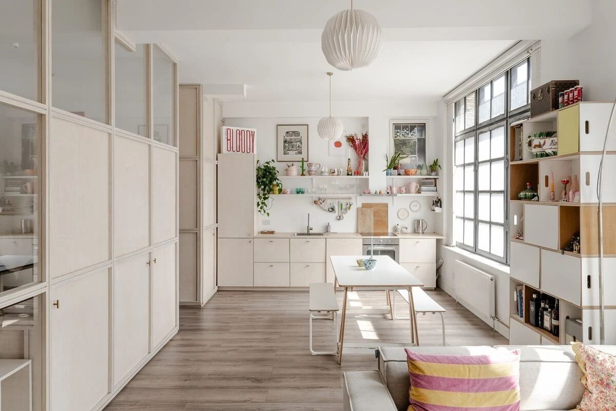 巧用隔断的 56㎡小宅空间设计-17