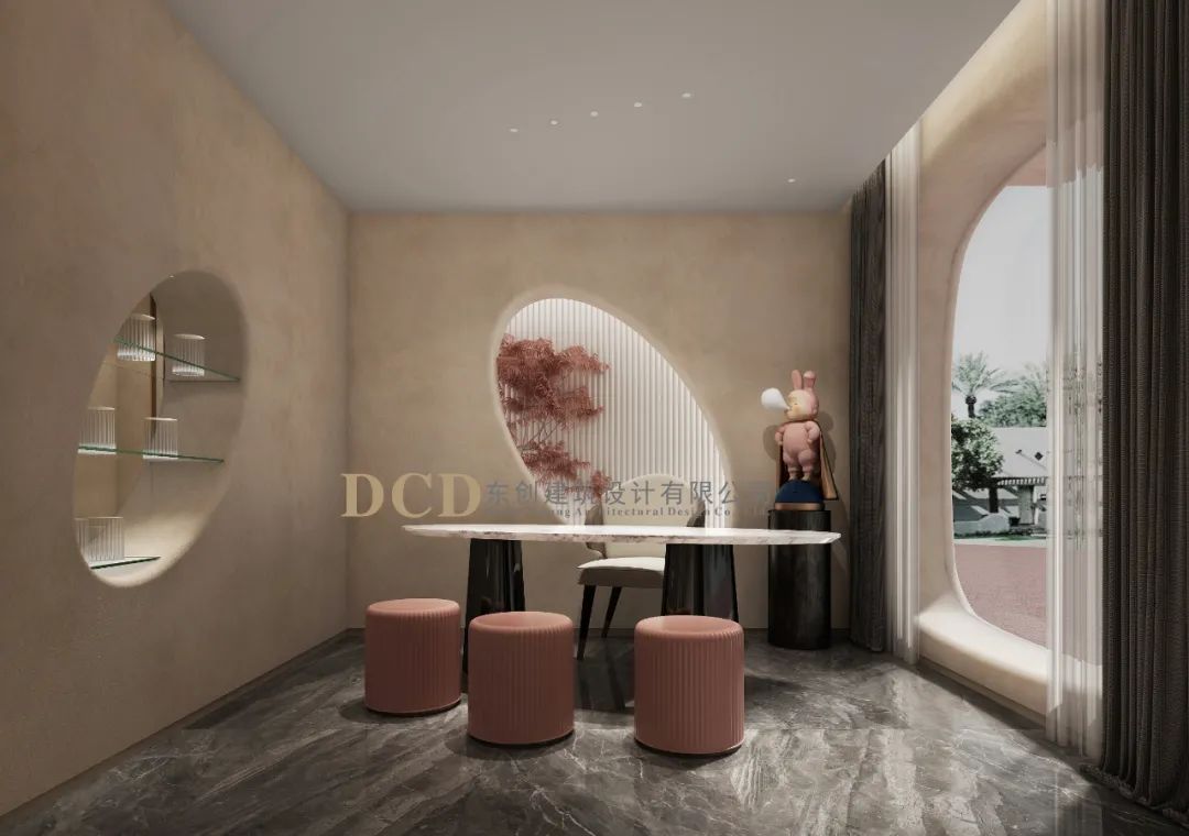 顺德涂料展厅 | 云朵上的女孩,梦幻空间-54