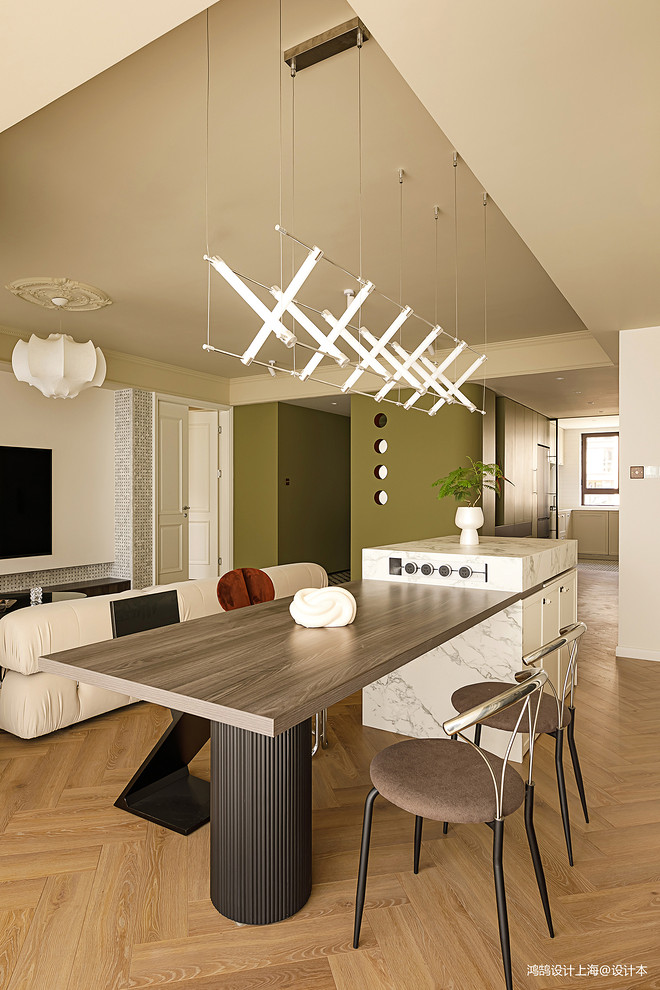 60万元三居135平米装修案例  法式复古之家-11