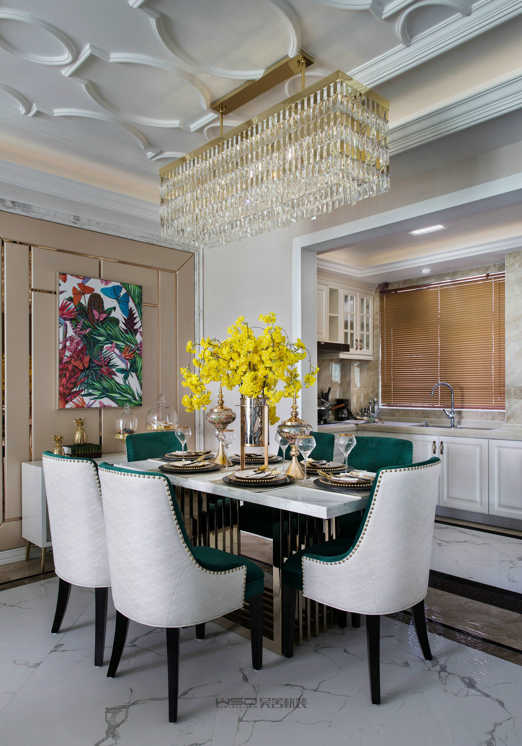 WSD · 吴舍软装  韶关永乐城 · 时尚简欧风样板房-14