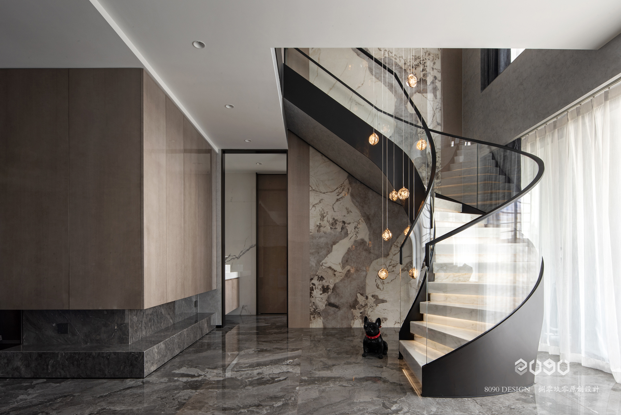 顶楼现代简约风设计丨中国杭州丨杭州 8090 原创设计-23